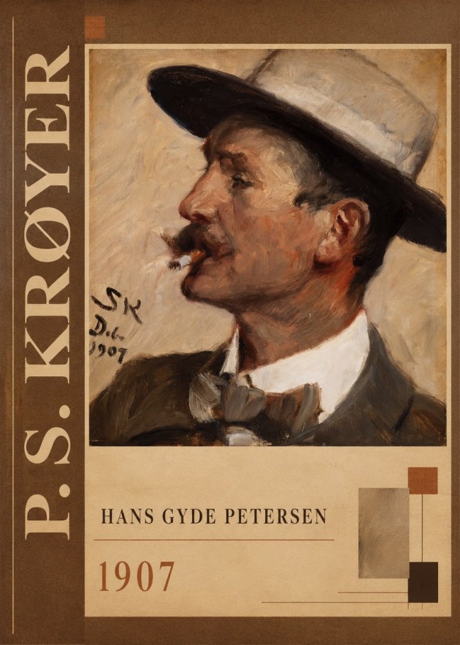 P.S. Krøyer Hans Gyde Petersen No2 - Póster