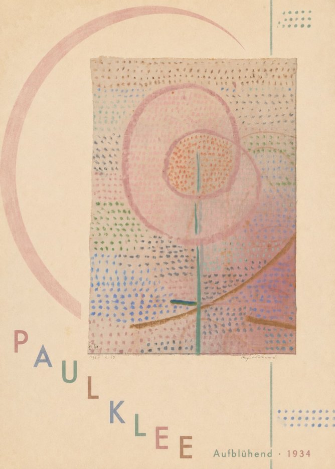 Paul Klee Aufblühend No6 - Póster