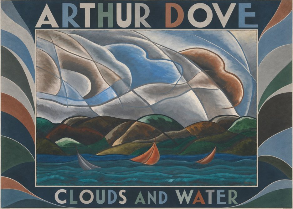 Arthur Dove Clouds and Water No1 - Póster