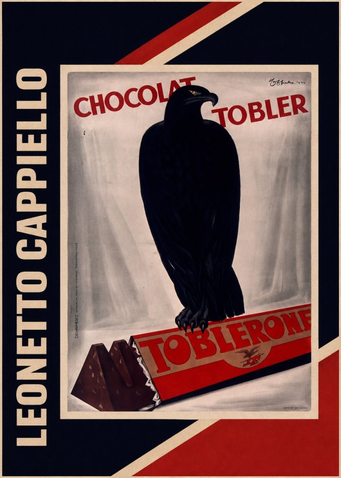 Leonetto Cappiello Chocolat Tobler No2 - Póster