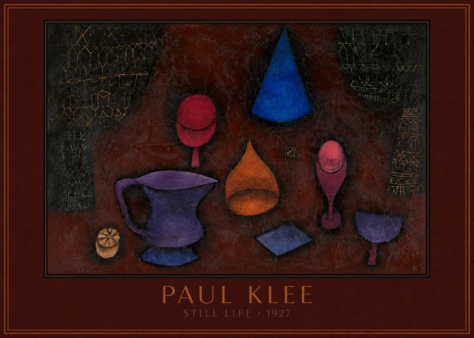 Paul Klee Still Life No3 - Póster