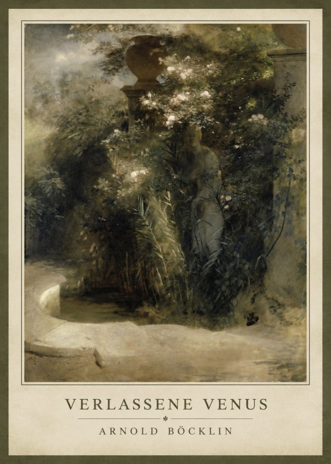 Arnold Böcklin Verlassene Venus No3 - Póster