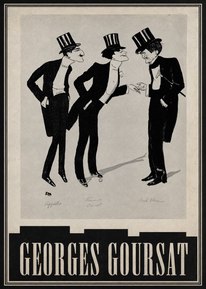 Georges Goursat Capiello, Francis De Croisset, Paul Hervieu No5 - Póster