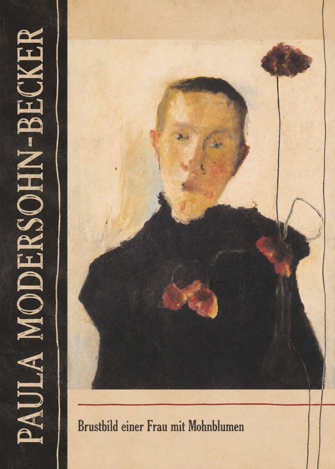 Paula Modersohn-Becker Brustbild Einer Frau Mit Mohnblumen No2 - Póster
