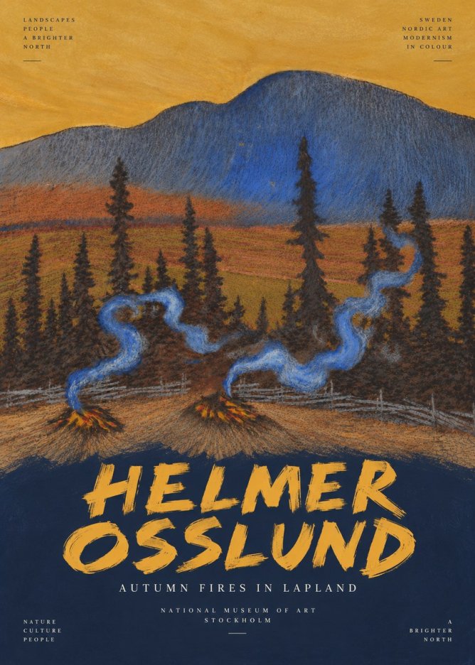 Helmer Osslund Twilight in the North No5 - Póster
