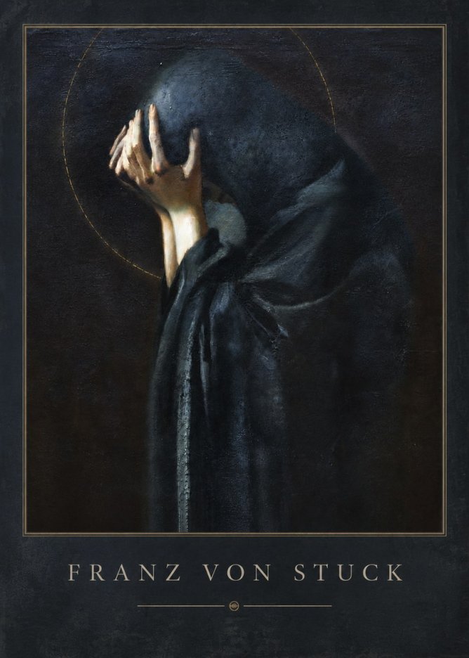 Franz von Stuck The Mourner No4 - Póster