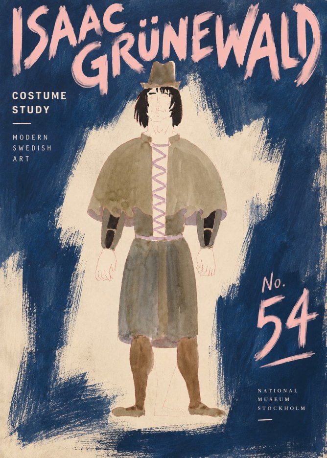 Isaac Grünewald Costume Study V No5 - Póster