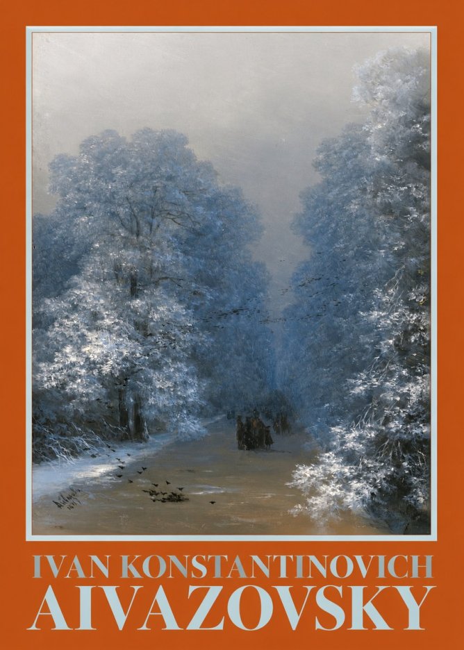 Ivan Konstantinovich Aivazovsky Winter Forest No3 - Póster