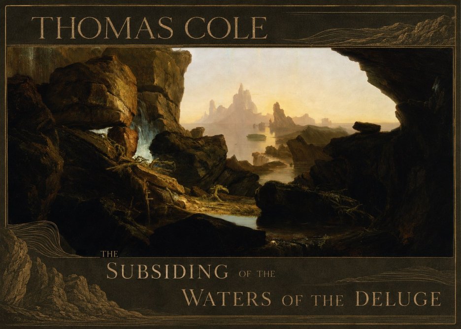 Thomas Cole The Subsiding of the Waters of the Deluge I No3 - Póster