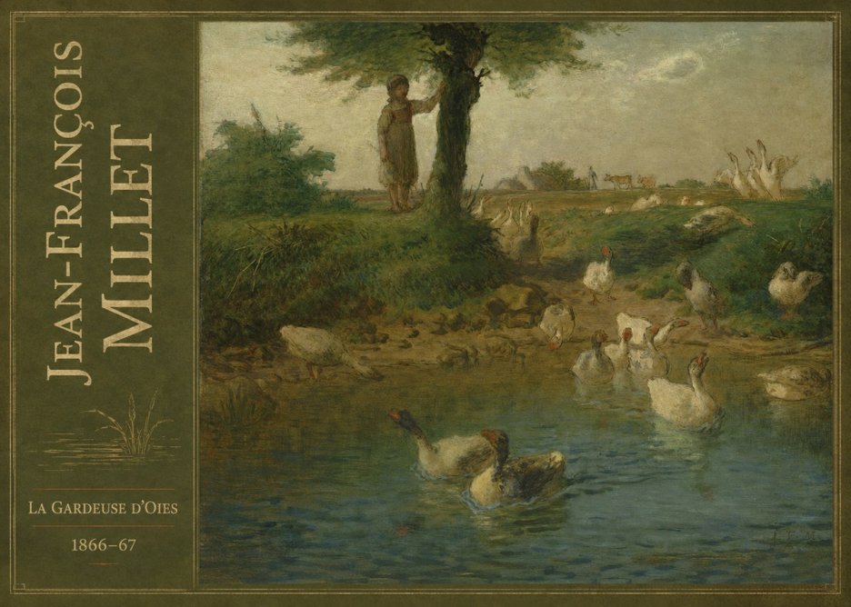 Jean-François Millet La Gardeuse D'oies No2 - Póster