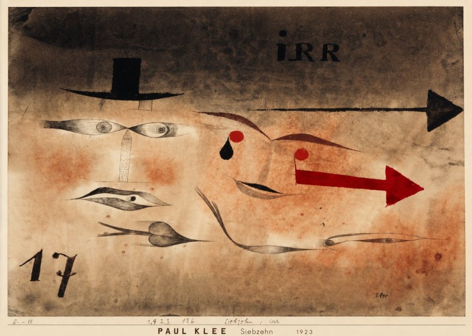 Paul Klee Siebzehn, Irr No6 - Póster