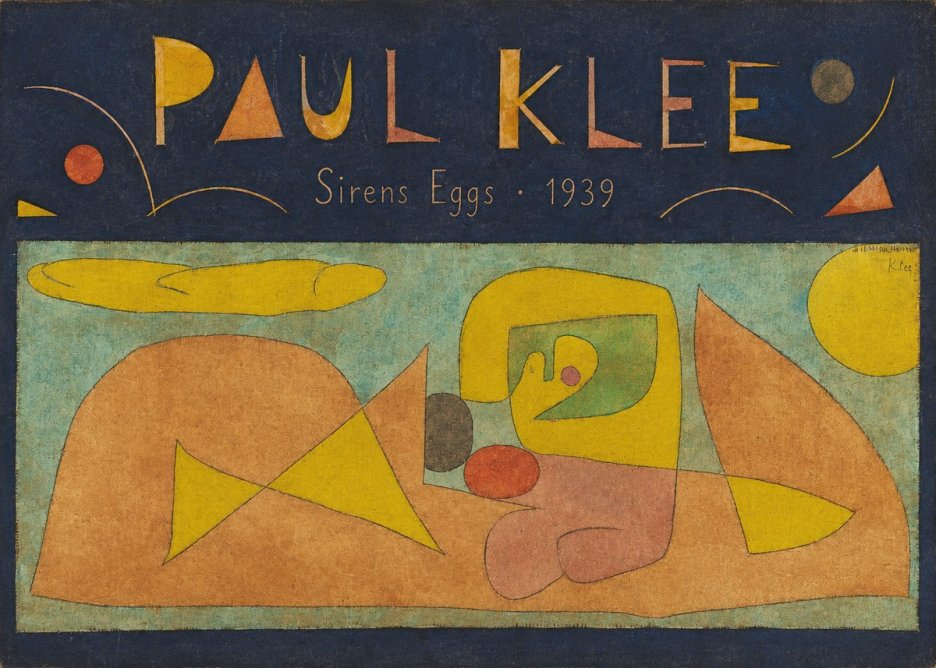 Paul Klee Sirens Eggs No4 - Póster