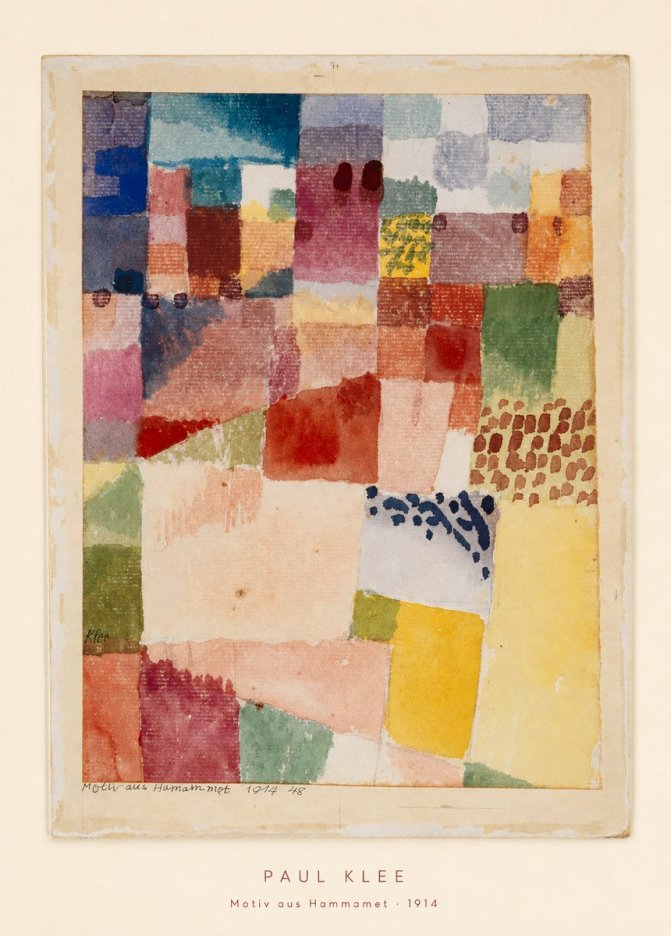 Paul Klee Motiv Aus Hammamet No4 - Póster