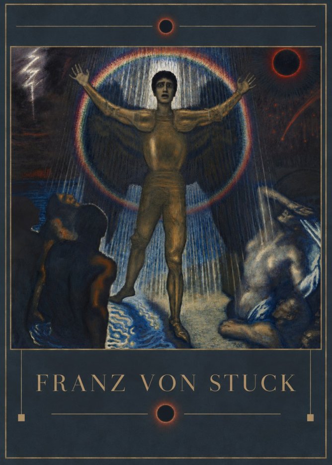 Franz von Stuck Lucifer No4 - Póster