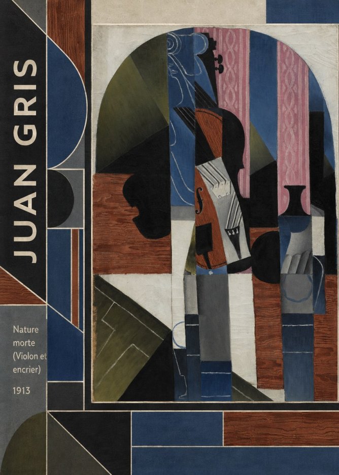 Juan Gris Nature Morte (Violon Et Encrier) No2 - Póster