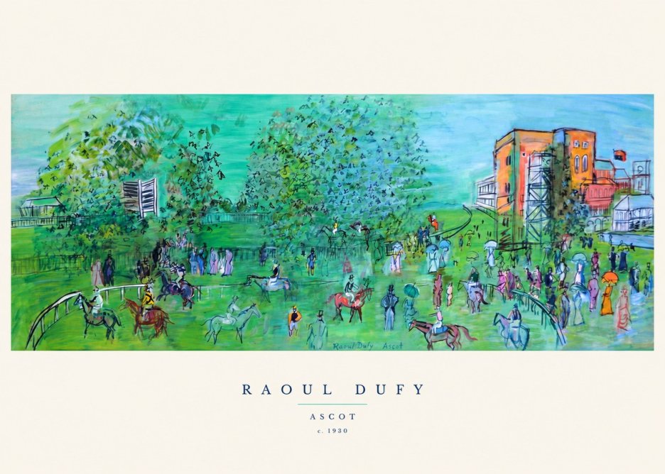 Raoul Dufy Ascot C. 1930 I No6 - Póster