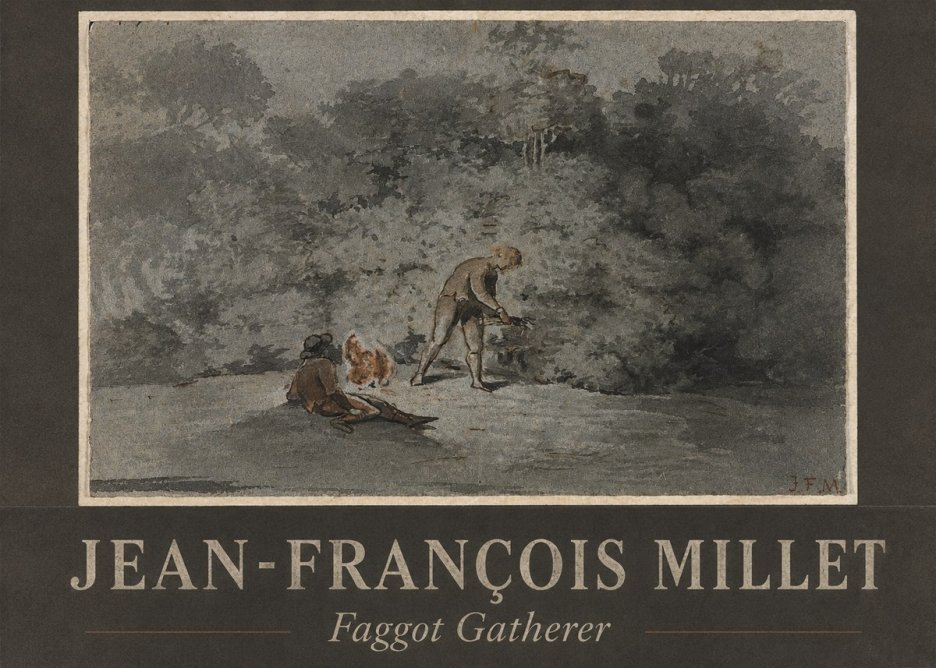 Jean-François Millet Faggot Gatherer No4 - Póster