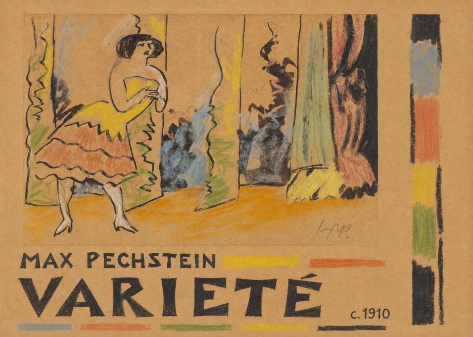 Max Pechstein Varieté No5 - Póster