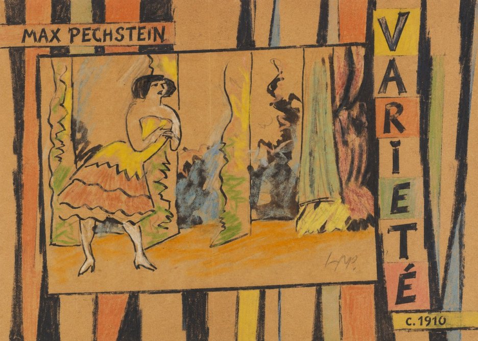 Max Pechstein Varieté No6 - Póster