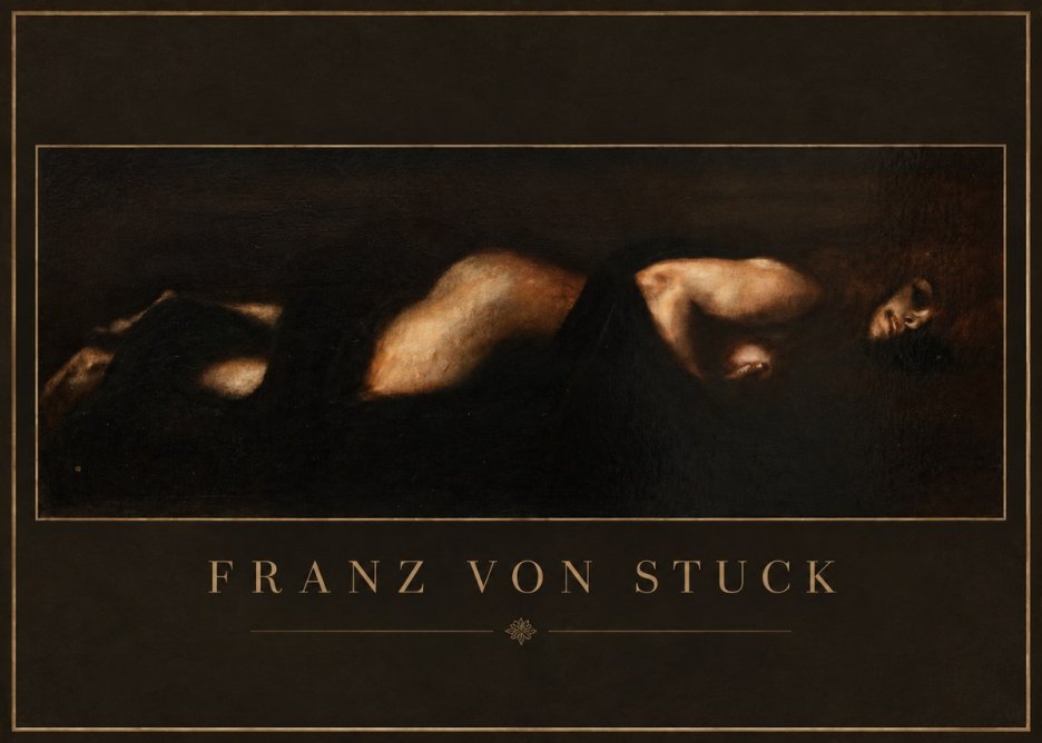 Franz von Stuck Der Schlaf No3 - Póster