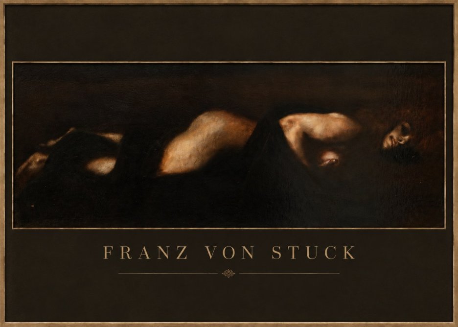 Franz von Stuck Der Schlaf No4 - Póster