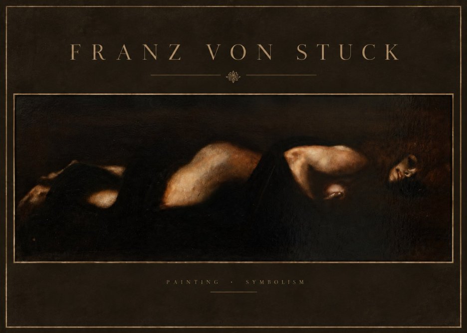 Franz von Stuck Der Schlaf No5 - Póster