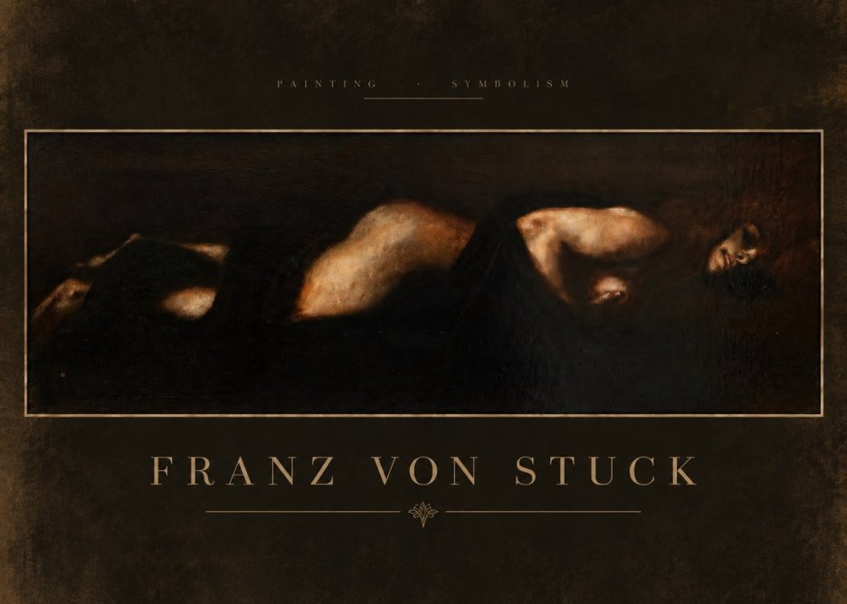 Franz von Stuck Der Schlaf No6 - Póster
