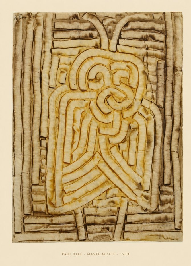 Paul Klee Maske Motte No5 - Póster