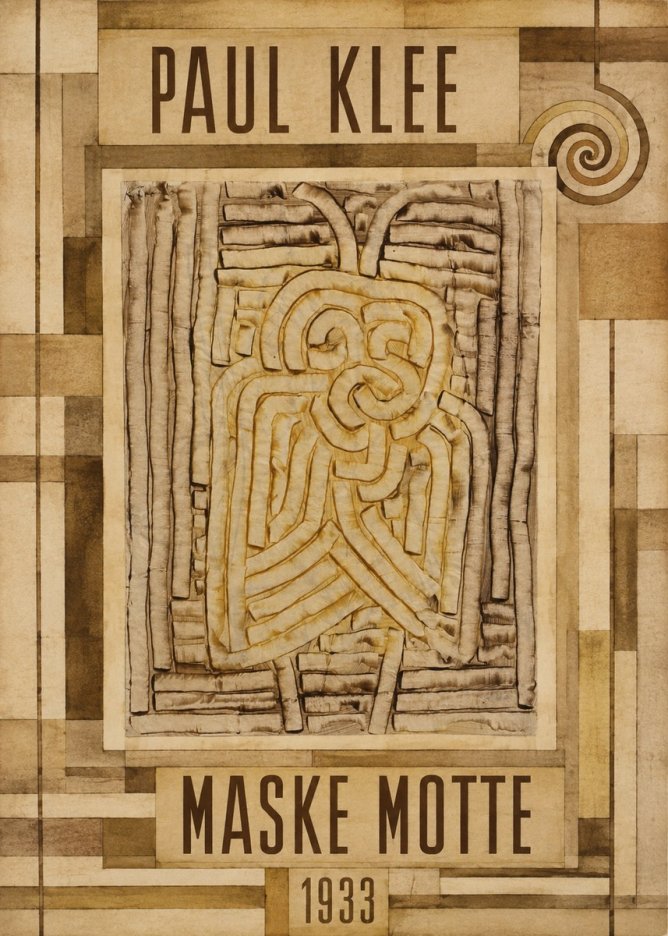 Paul Klee Maske Motte No6 - Póster