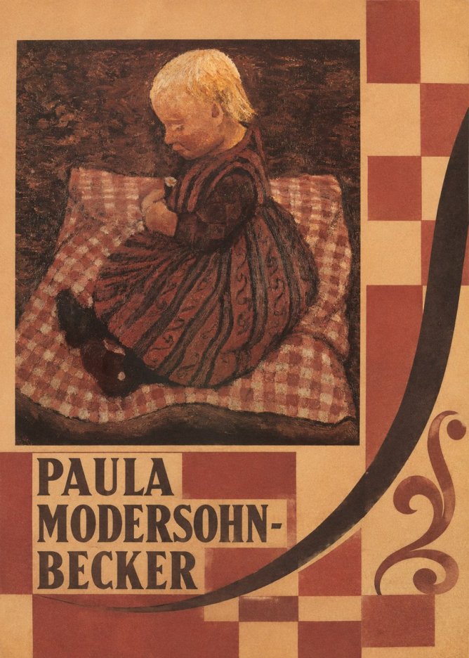 Paula Modersohn-Becker Girl with Flower No5 - Póster