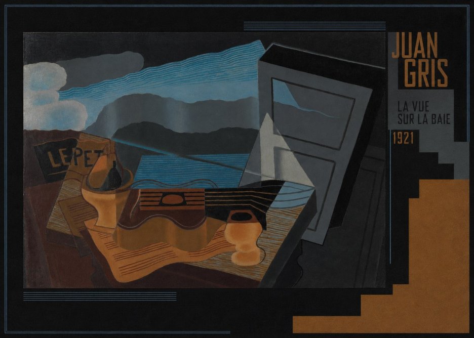 Juan Gris La Vue Sur La Baie No3 - Póster