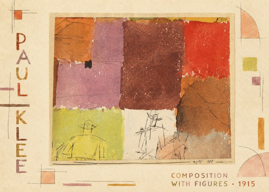 Paul Klee Composition with Figures II No2 - Póster