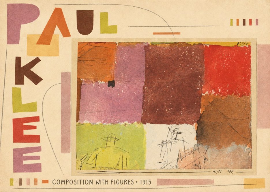Paul Klee Composition with Figures II No5 - Póster