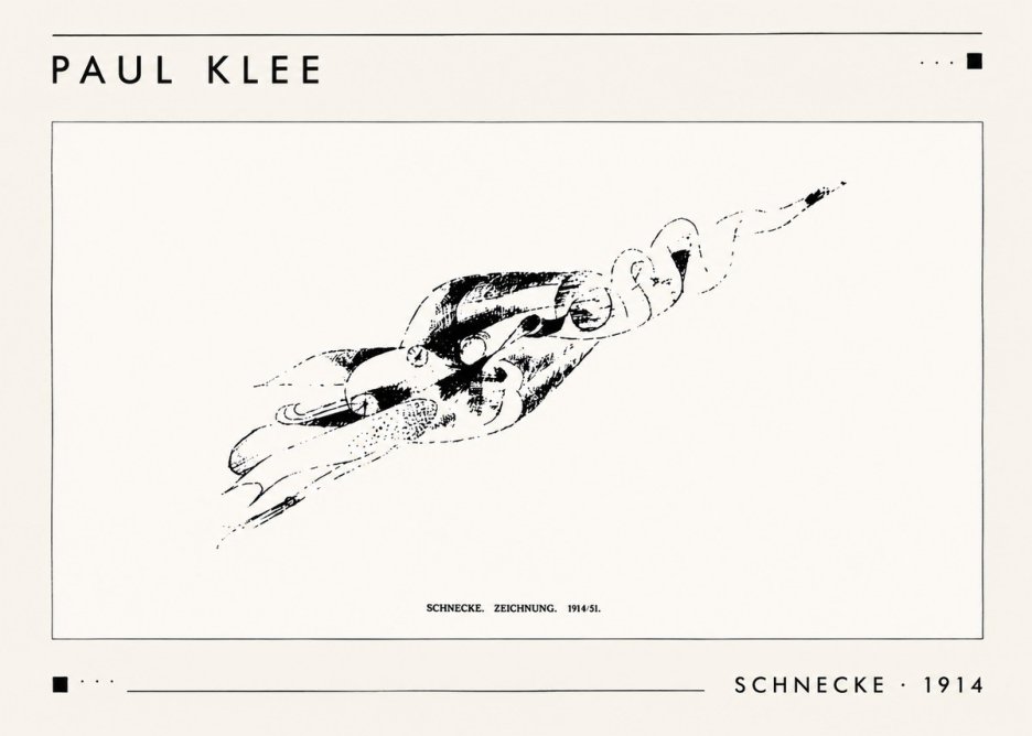 Paul Klee Schnecke No1 - Póster