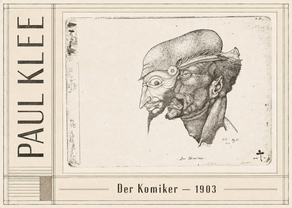 Paul Klee Der Komiker No2 - Póster