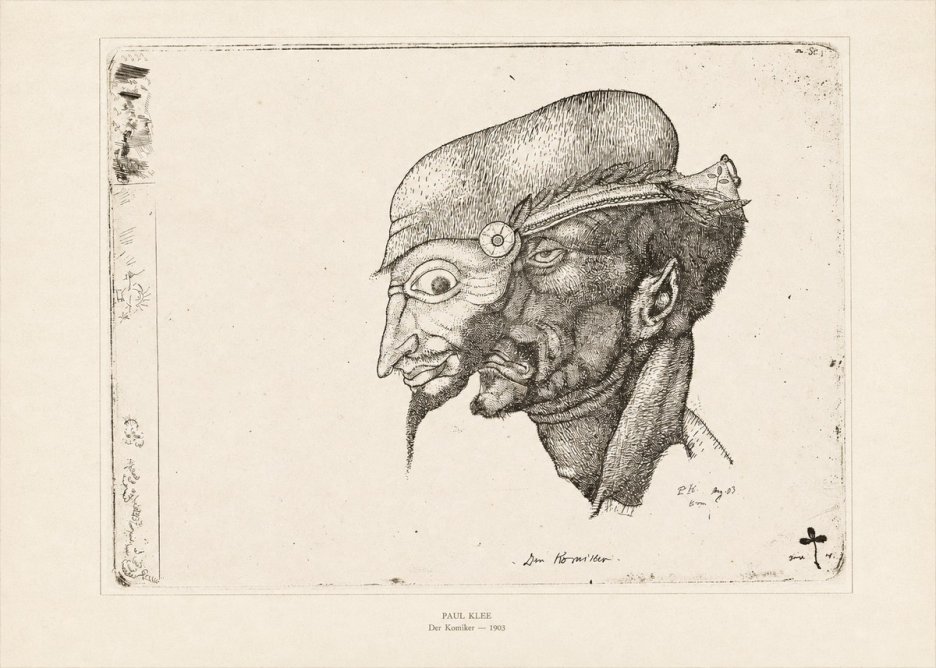 Paul Klee Der Komiker No6 - Póster