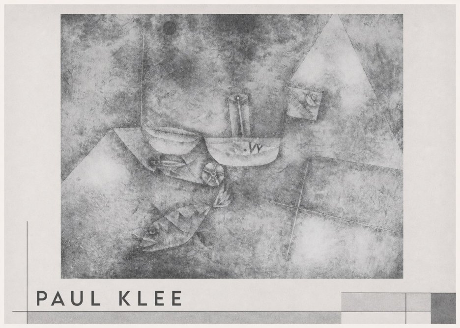 Paul Klee Boats at the Shore No3 - Póster