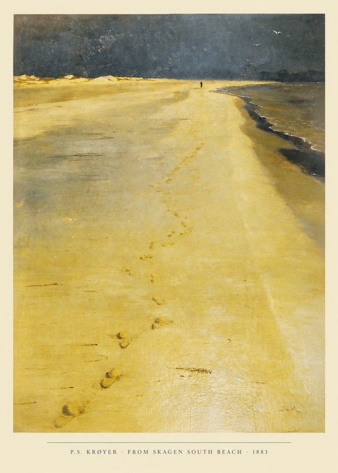 P.S. Krøyer From Skagen South Beach No6 - Póster