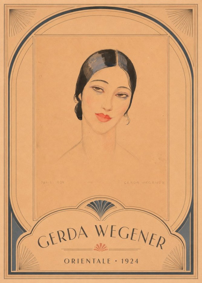 Gerda Wegener Orientale No3 - Póster