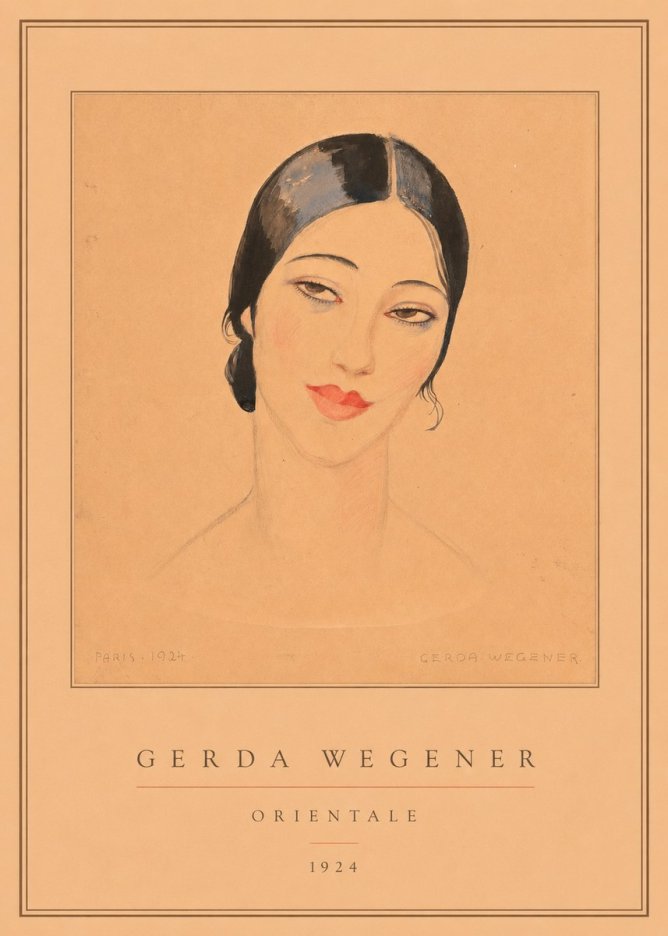 Gerda Wegener Orientale No5 - Póster