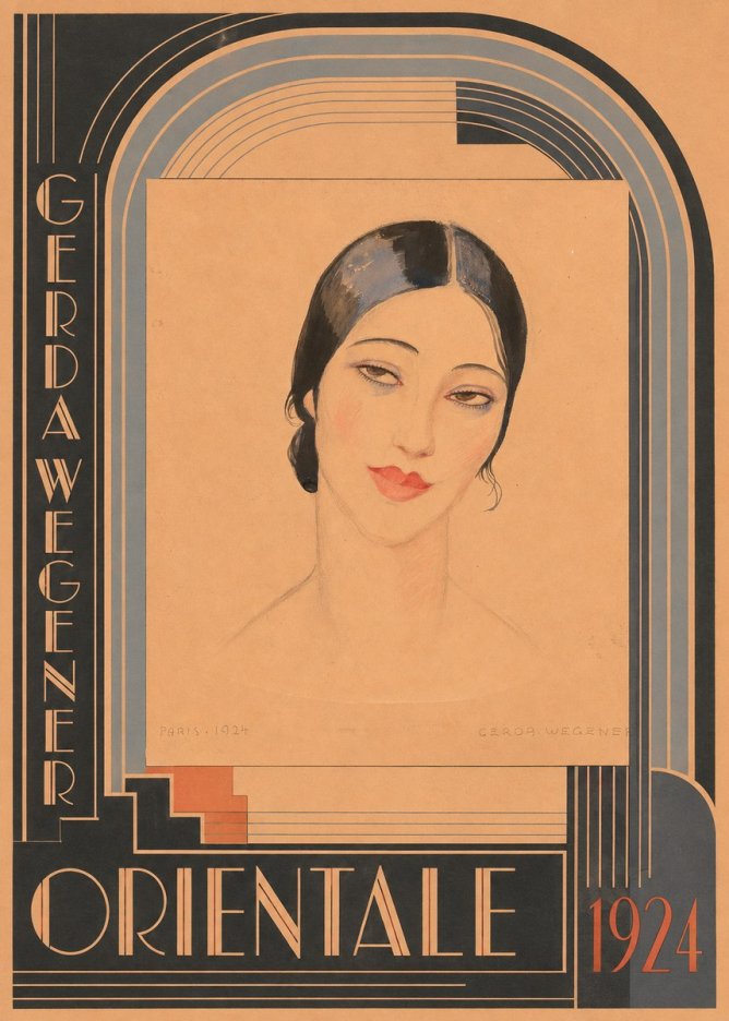 Gerda Wegener Orientale No6 - Póster