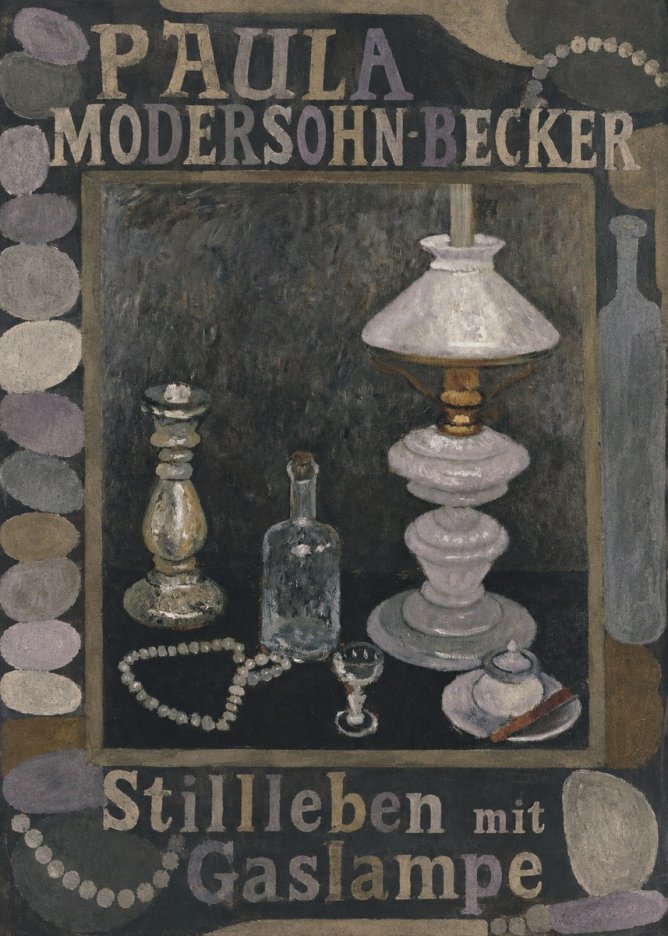 Paula Modersohn-Becker Stillleben Mit Gaslampe No5 - Póster