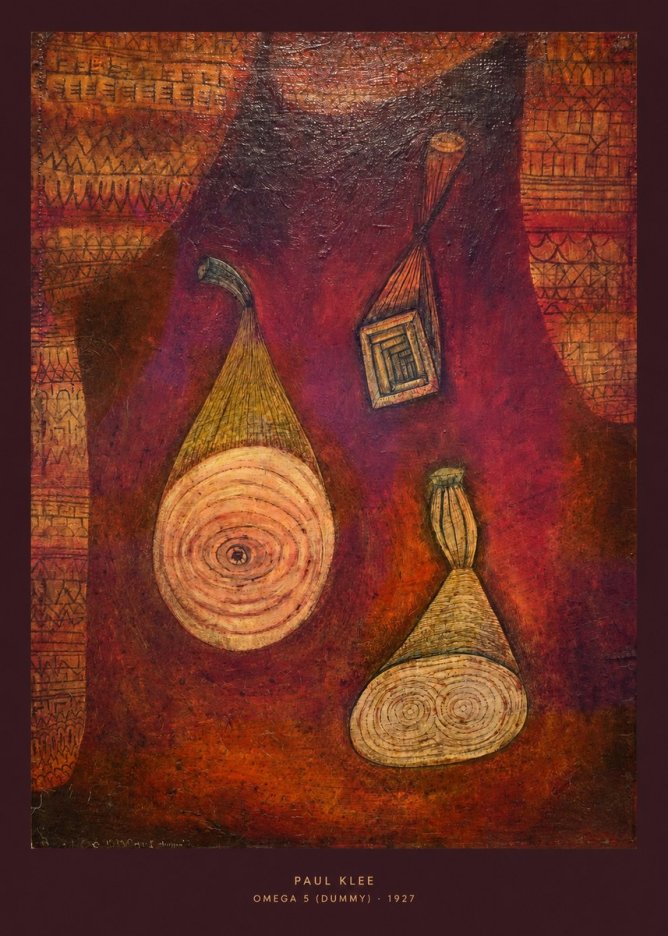 Paul Klee Omega 5 (Dummy) No5 - Póster