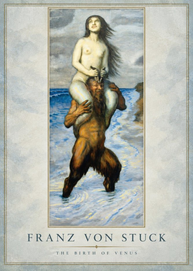 Franz von Stuck The Birth of Venus No1 - Póster