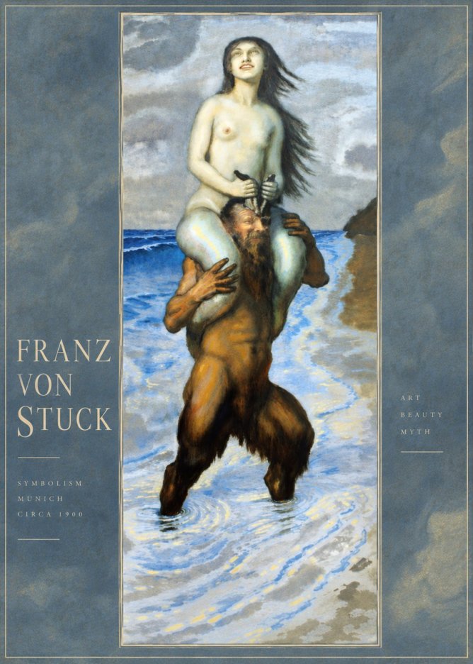 Franz von Stuck The Birth of Venus No6 - Póster