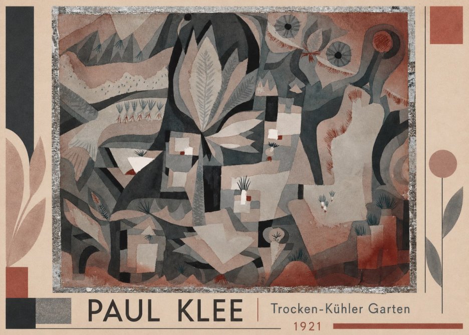 Paul Klee Trocken-kühler Garten No1 - Póster