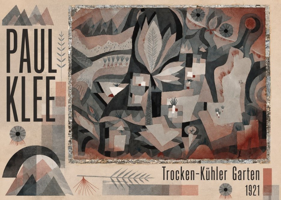 Paul Klee Trocken-kühler Garten No5 - Póster