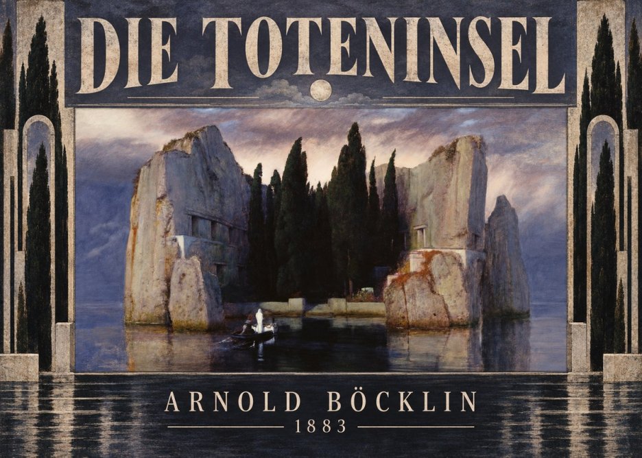 Arnold Böcklin Die Toteninsel V No5 - Póster