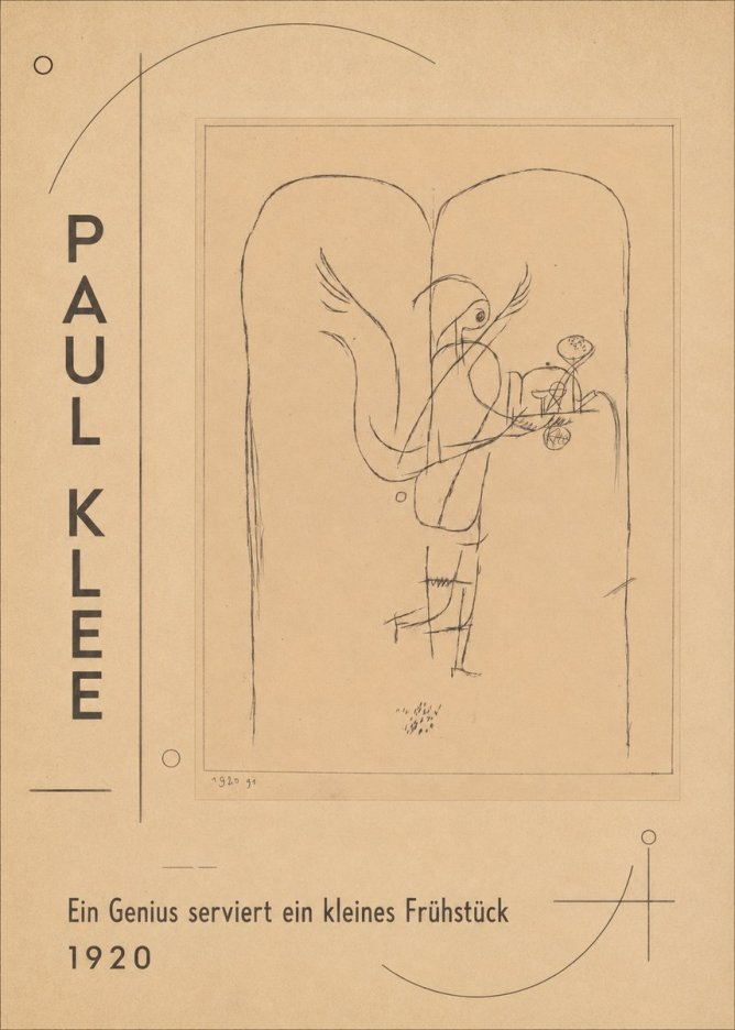 Paul Klee Ein Genius Serviert Ein Kleines Frühstück No2 - Póster