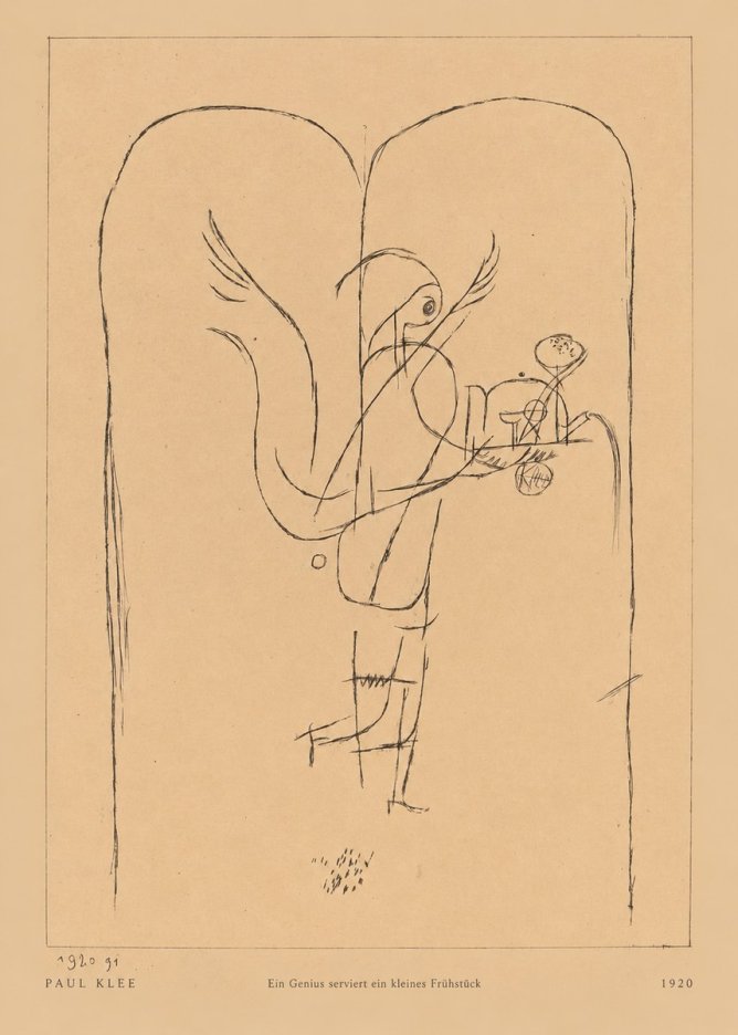 Paul Klee Ein Genius Serviert Ein Kleines Frühstück No5 - Póster